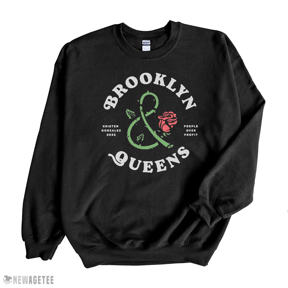 Brooklyn And Queens Kristen Gonzalez 2022 People Over Profit-shirt Long Sleeve, Ladies Tee