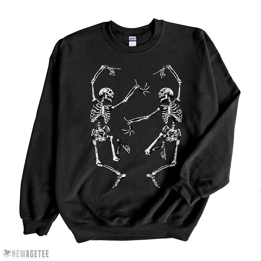 Dance Of Death Macabre Skeleton T Shirt Long Sleeve, Ladies Tee