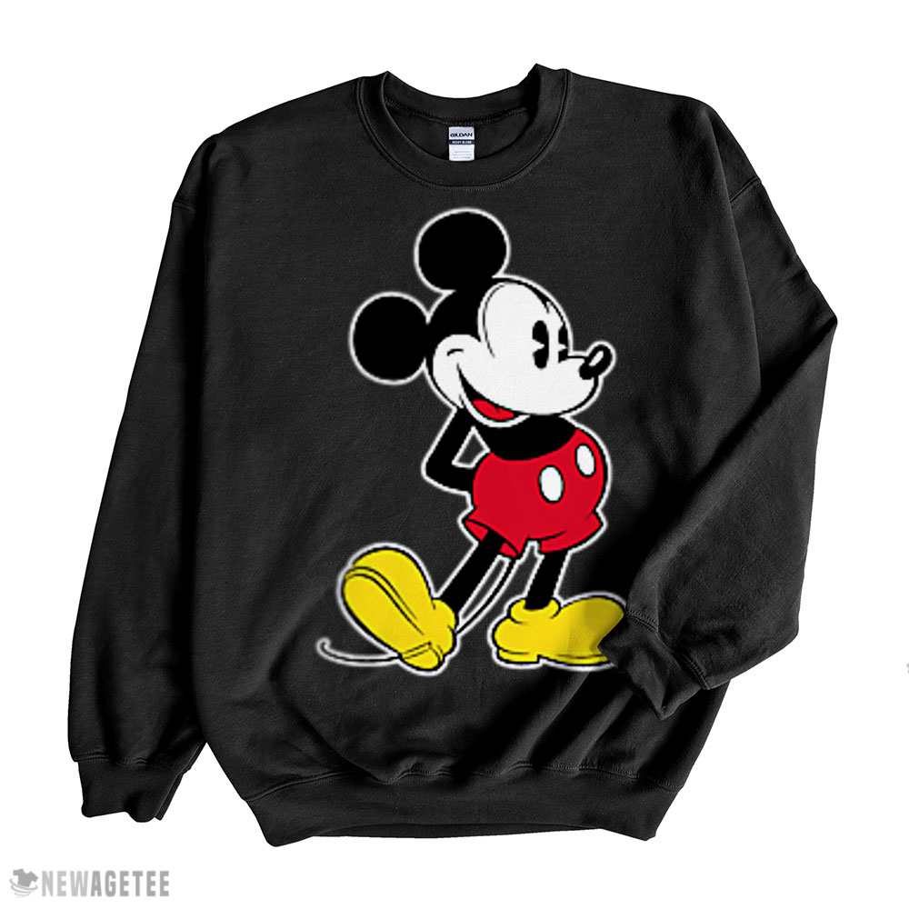 Disney Mickey Mouse Classic Small Pose T Shirt Hoodie, Long Sleeve, Tank Top