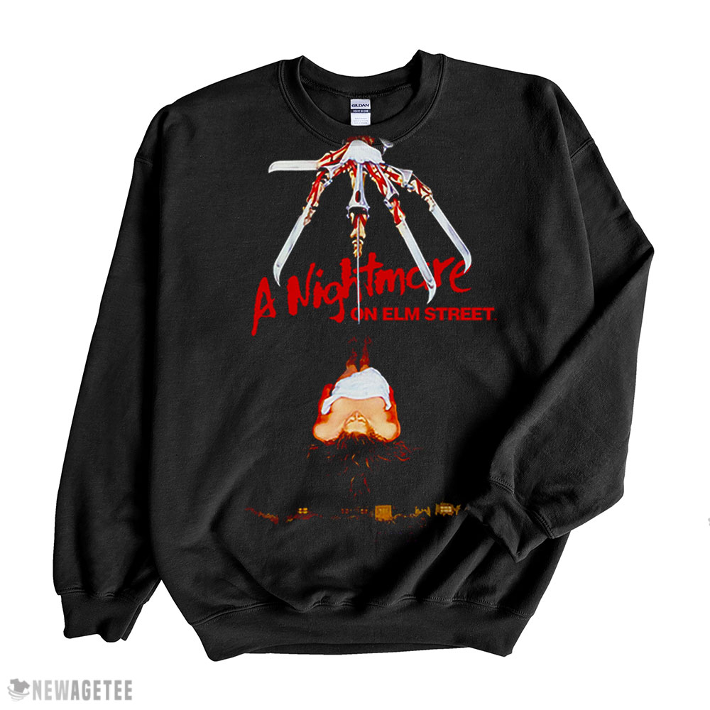 Italian Movie Poster Nightmare On Elm Street T Shirt Long Sleeve, Ladies Tee