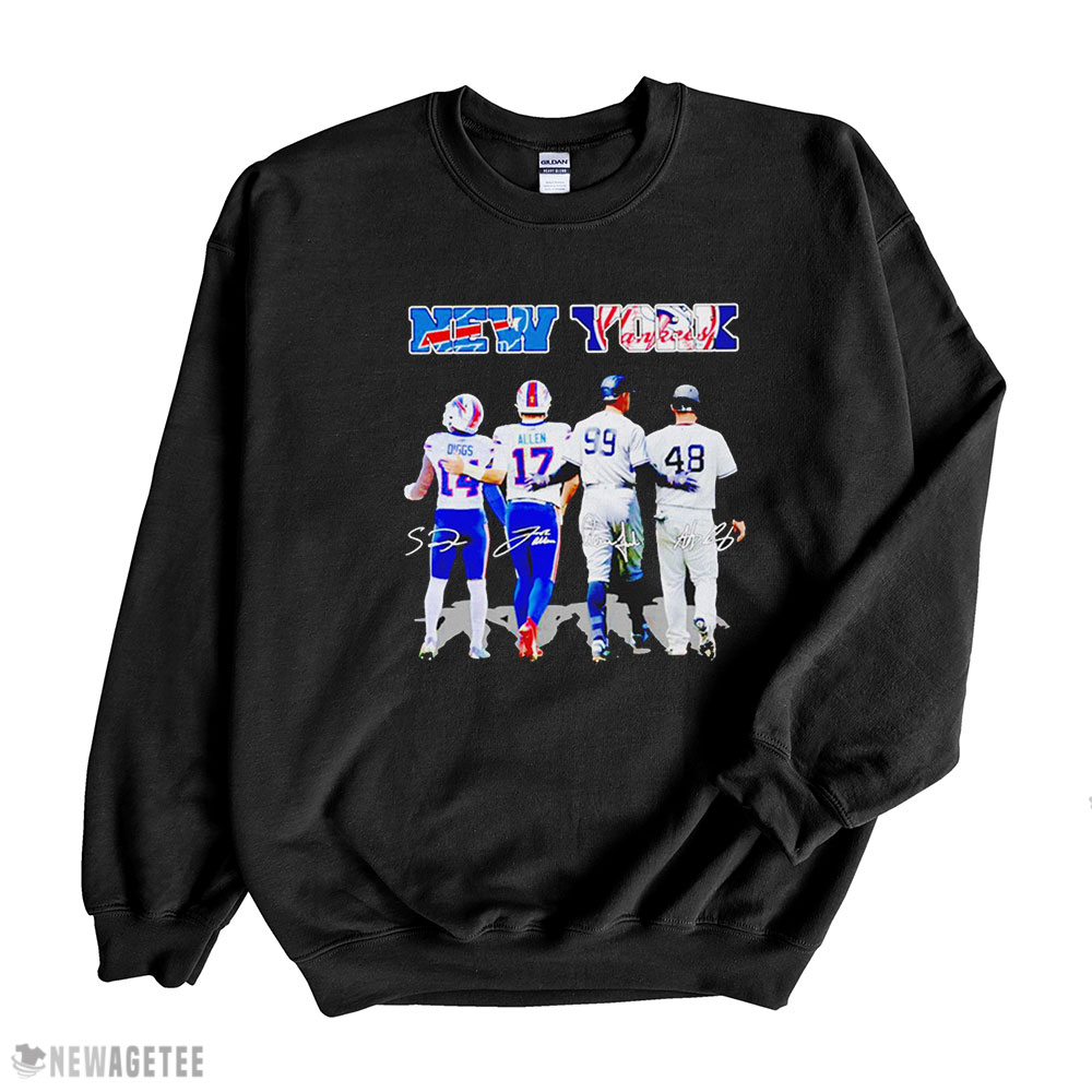 New York Sport Diggs And Allen And Aaron Judge And Anthony Rizzo Signatures Shirt Hoodie, Long Sleeve, Tank Top