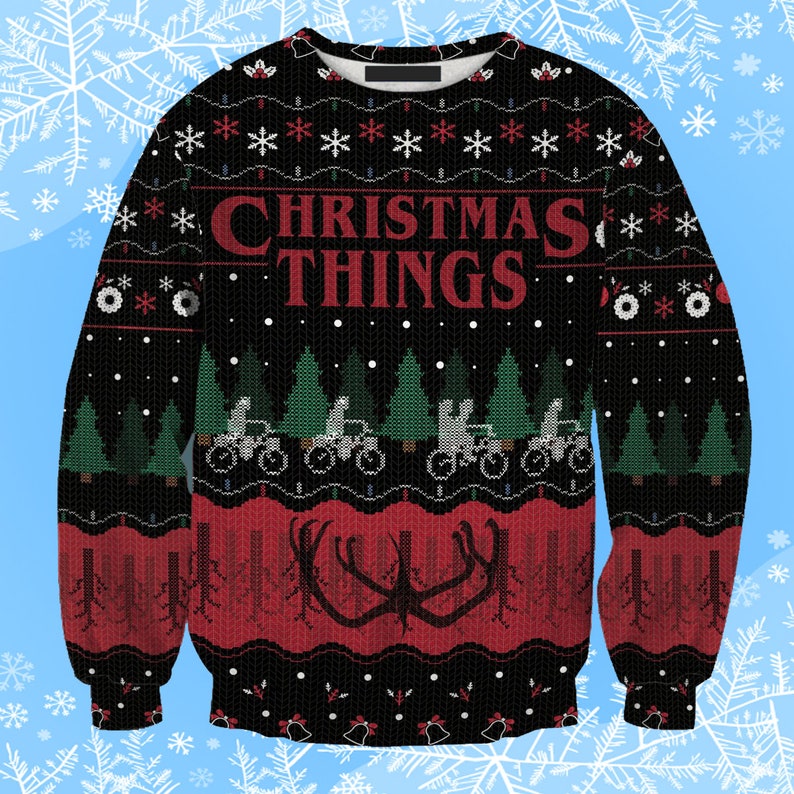Christmas Things Ugly Christmas Sweater Gift Xmas