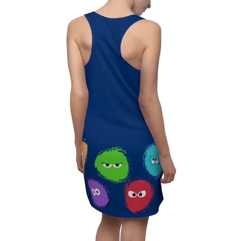 Emotions Dress Inside Out Costume Halloween