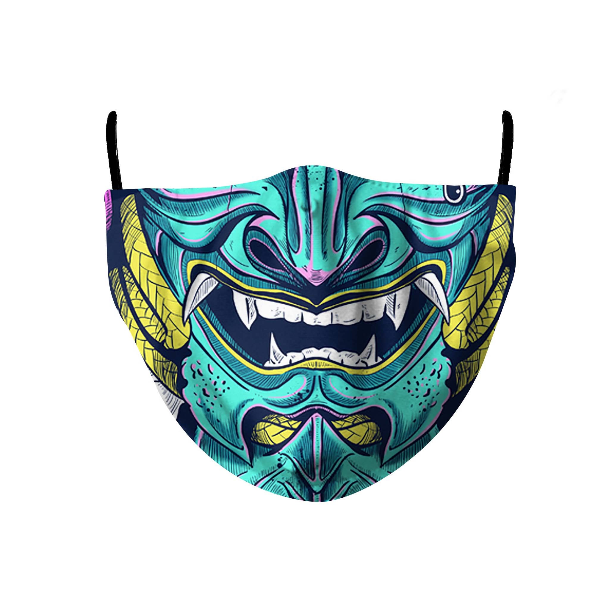 Evil Grimace Face Mask Cloth Reusable