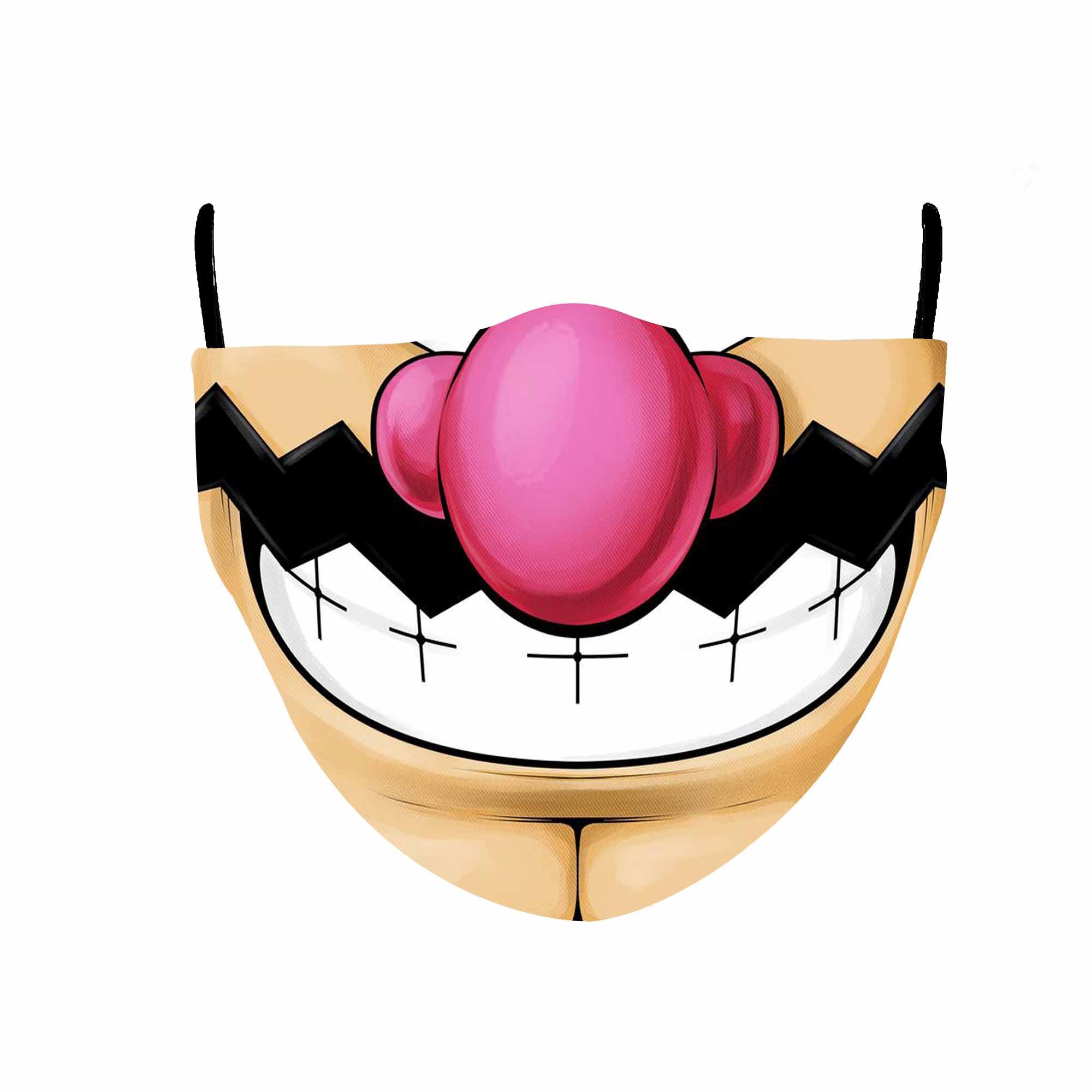 Game Wario Face Mask Halloween