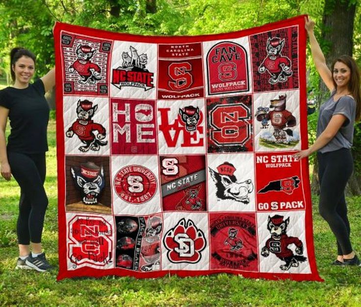 Go S Pack Nc State Wolfpack Ncaa Collection Great Fleece Quilt Blanket Premium