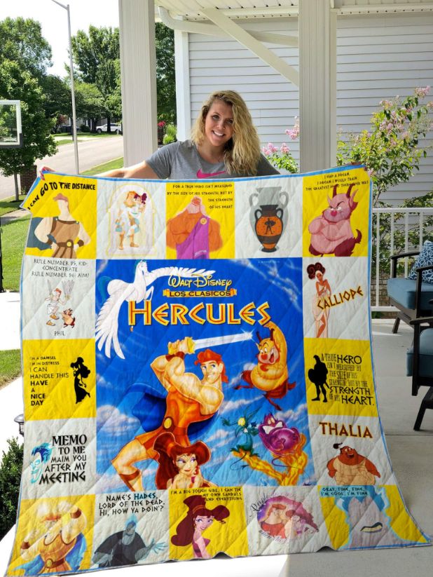 Hercules Walt Disney For Fans Collection Fleece Quilt Blanket Gift