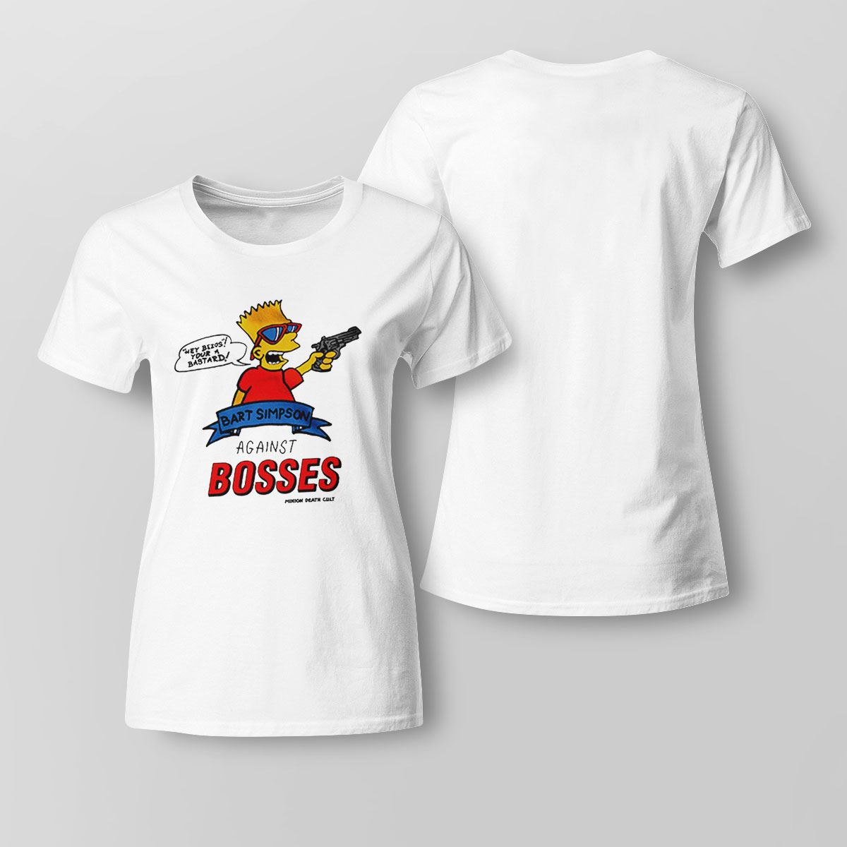 Bart Simpsons Against Bosses Shirt