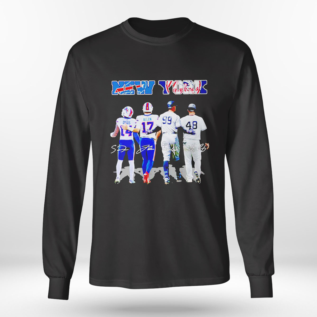 New York Sport Diggs And Allen And Aaron Judge And Anthony Rizzo Signatures  Shirt Hoodie, Long