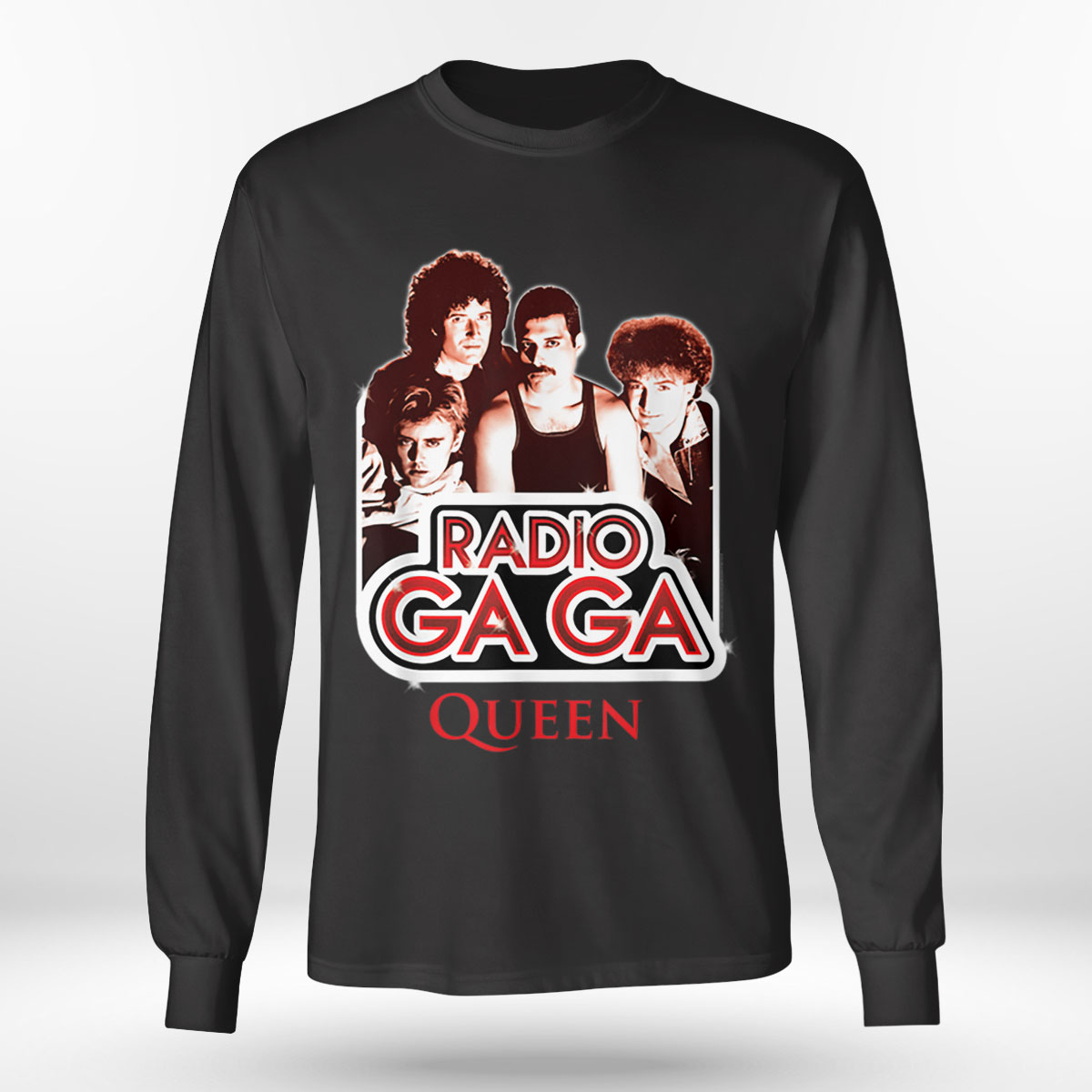 Queen Official Radio Gaga T Shirt Hoodie Long Sleeve Tank Top