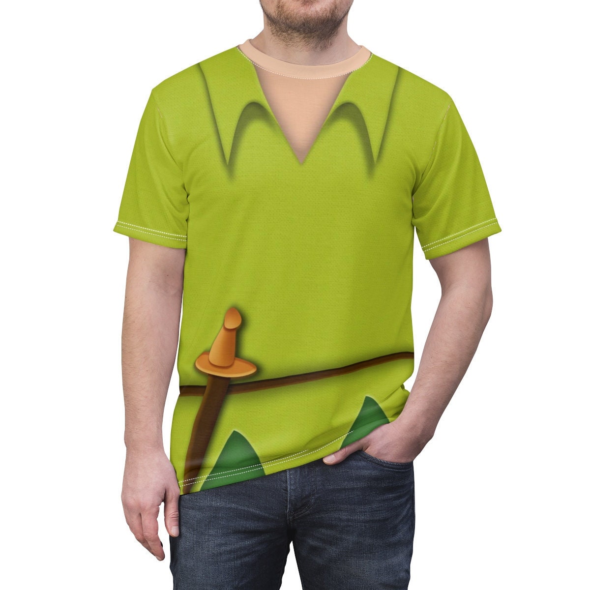 Peter Pan Unisex Shirt Peter Pan Costume Peter Pan And Tinkerbell Halloween Gift