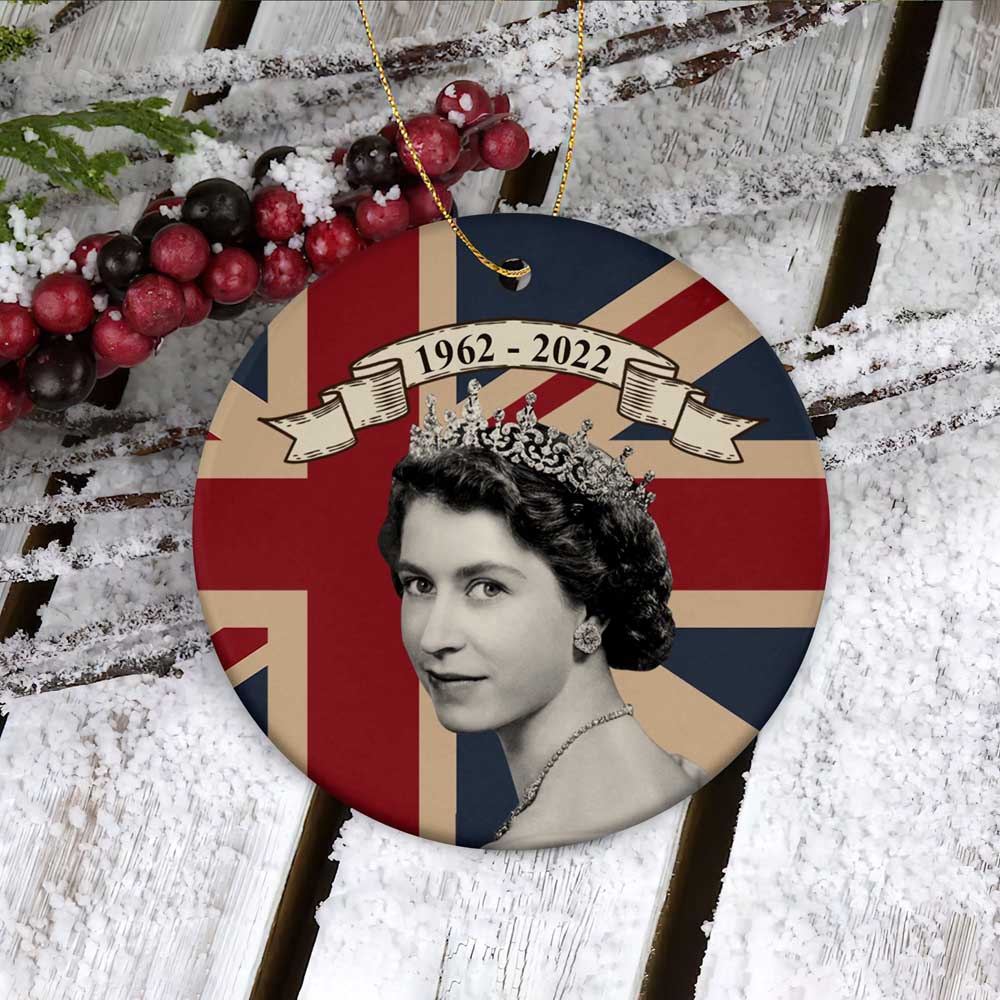 Rip Her Majesty Commemorative Keepsake Queen Elizabeth Ii Memorial Ornament