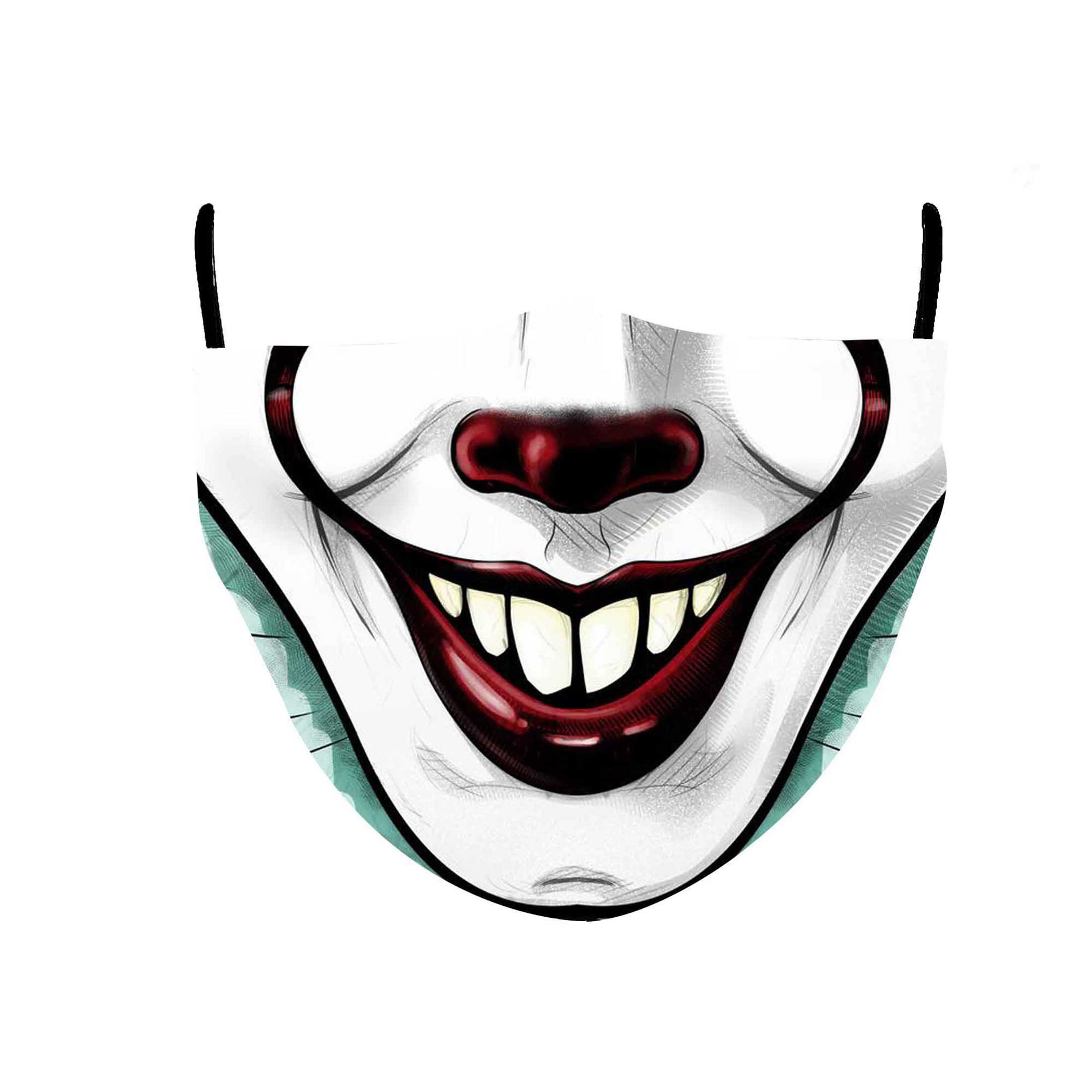 Stephen King Pennywise Face Mask Cloth Reusable