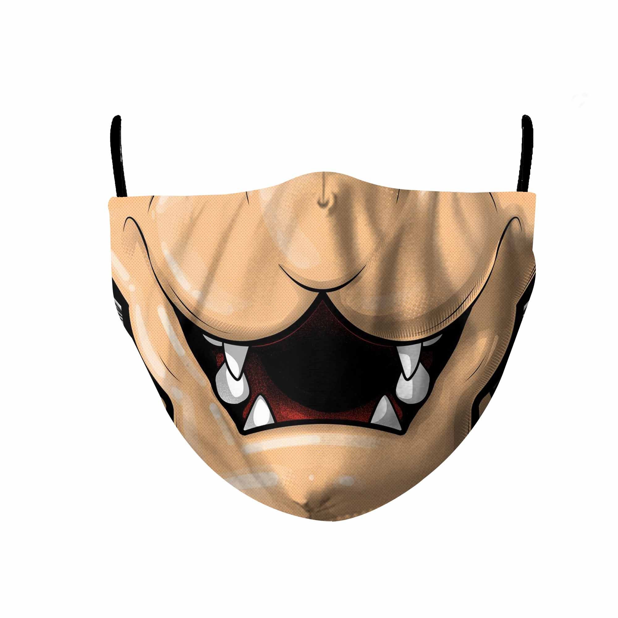 Super Mario Bros Bowser Face Mask Anti-pollution