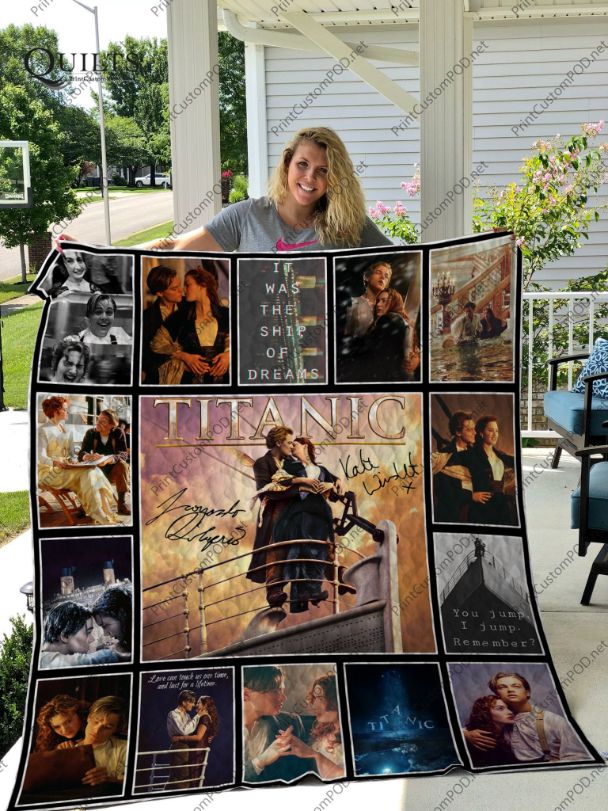 Titanic It Was The Ship Of Dreams For Fans Fleece Quilt Blanket Gift