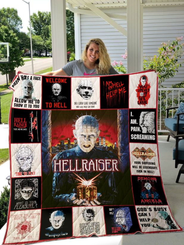 Welcome To Hell Hellraiser For Fans Collection Halloween Gift Fleece Quilt Blanket Gift