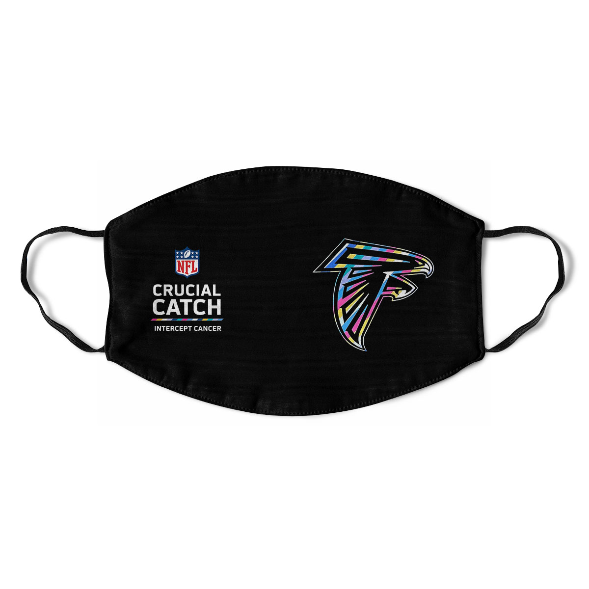 Atlanta Falcons Nfl Crucial Catch Multicolor Face Mask