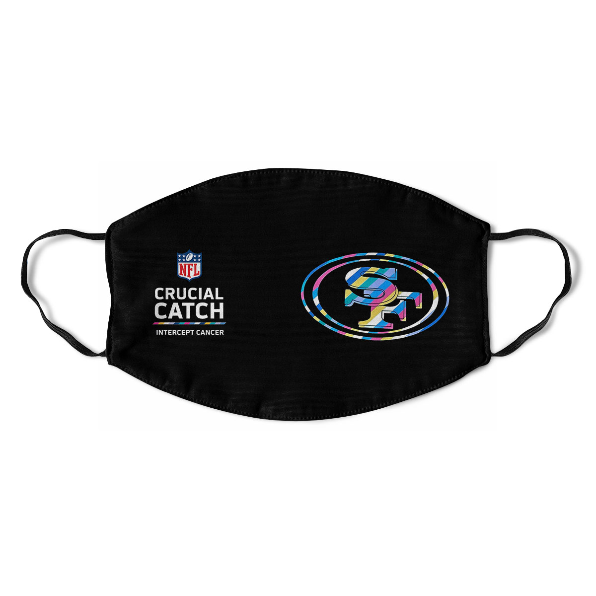 San Francisco 49ers Nfl Crucial Catch Multicolor Face Mask Anti-pollution