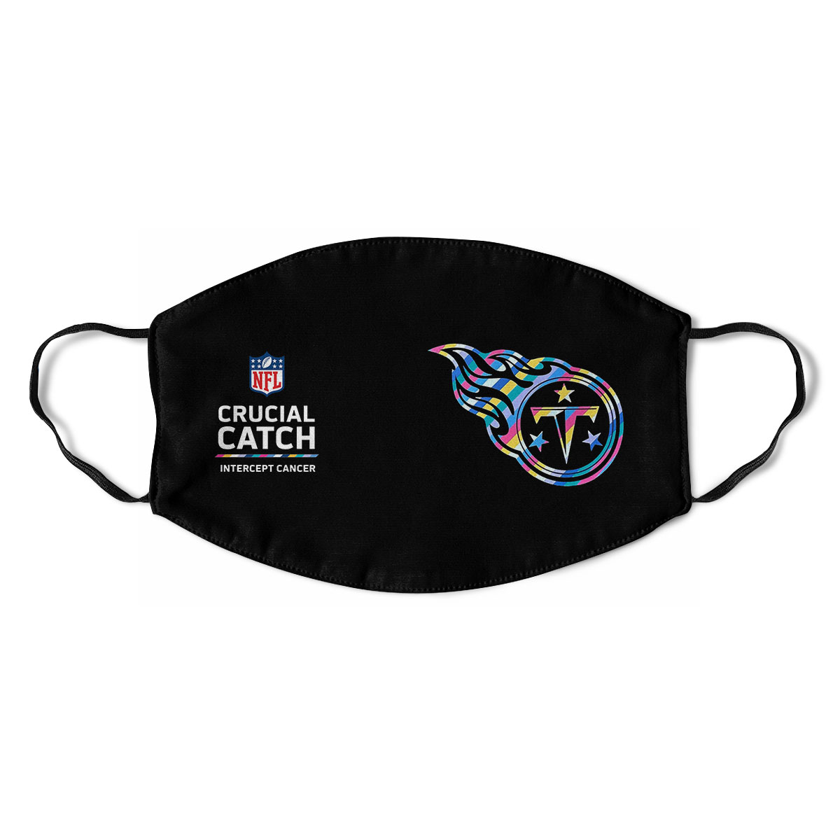 Tennessee Titans Nfl Crucial Catch Multicolor Face Mask Anti-pollution