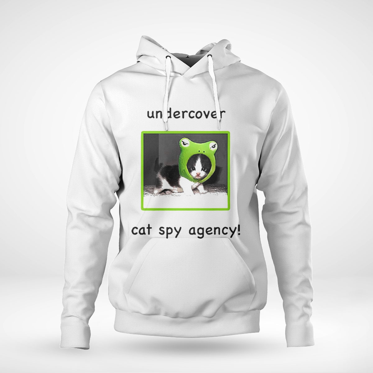 Undercover Cat Spy Agency Tweets Of Cats Hoodie T-shirt Long Sleeve, Ladies Tee