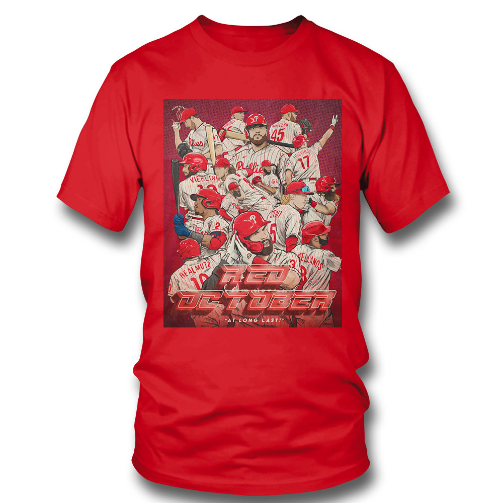 Philadelphia Phillies 2022 Clinched Welcome To Red Octorber Postseason Shirt