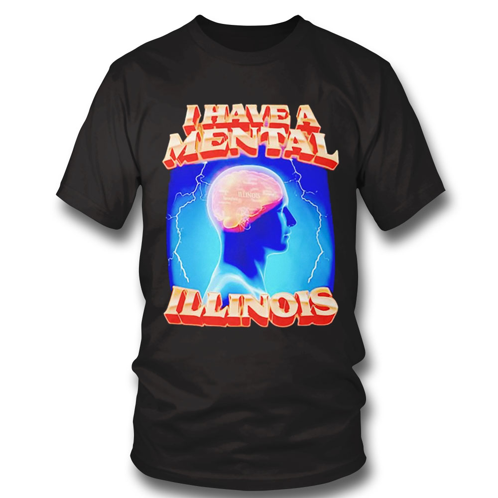 I Have A Mental Illinois Shirt Long Sleeve, Ladies Tee