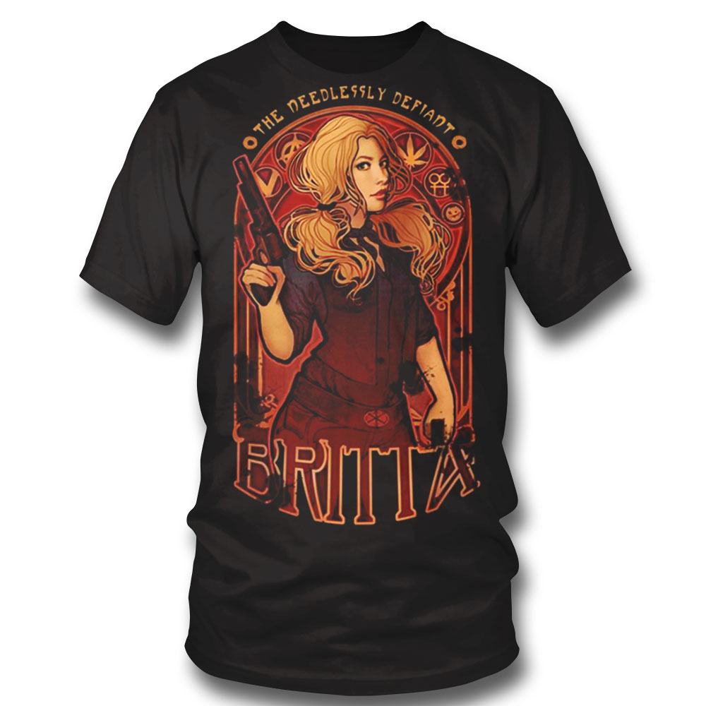 The Needlessly Defiant Britta Shirt Hoodie, Long Sleeve, Tank Top