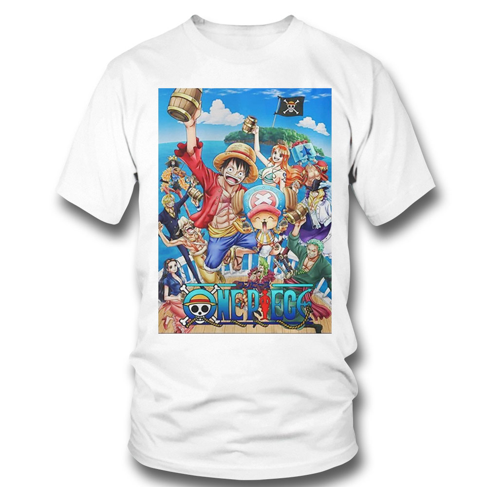 All Characters In Op Pirate Island Straw Hat Gang Anime Shirt Hoodie, Long Sleeve, Tank Top