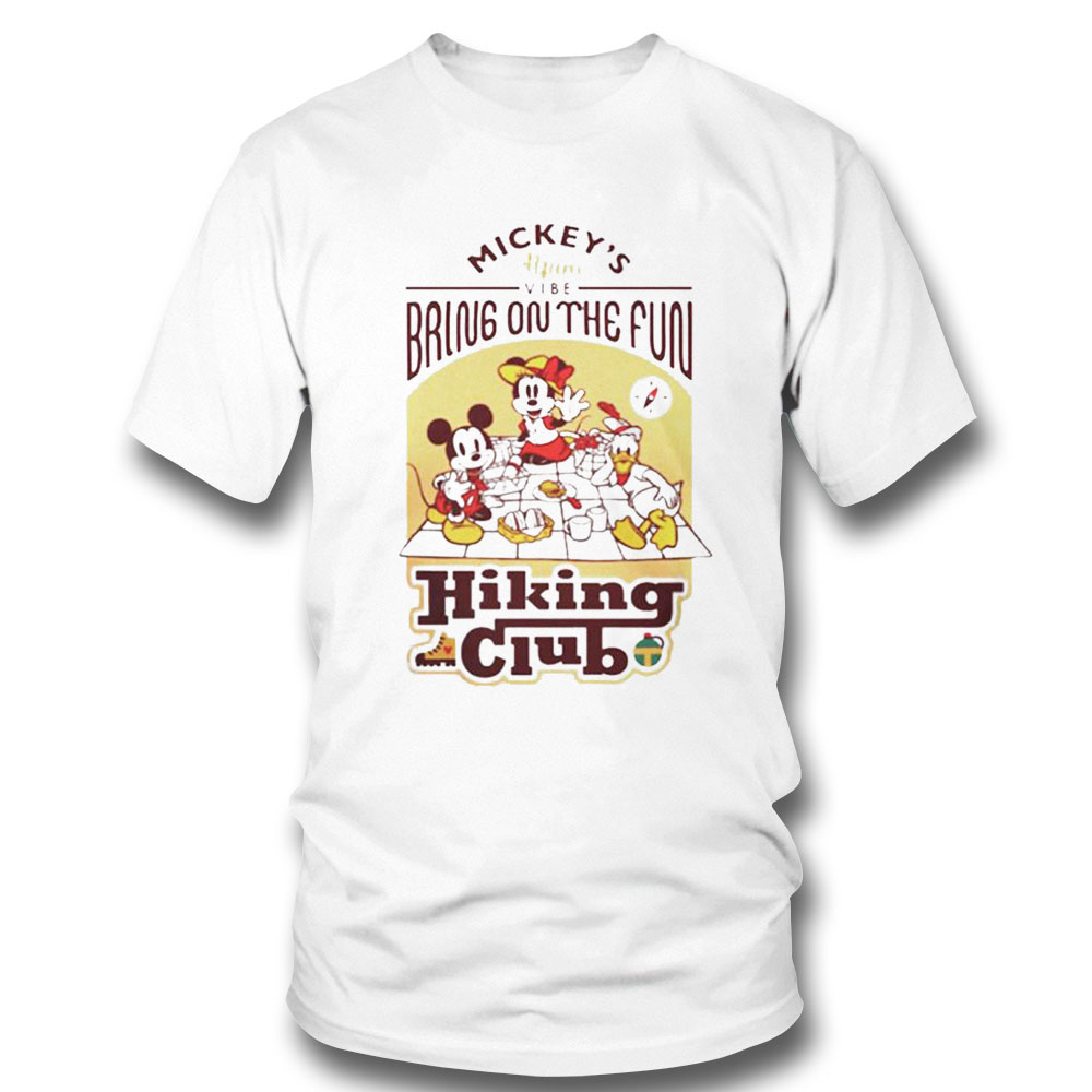 Bring On The Fun Hiking Club Mickey Mouse Shirt
