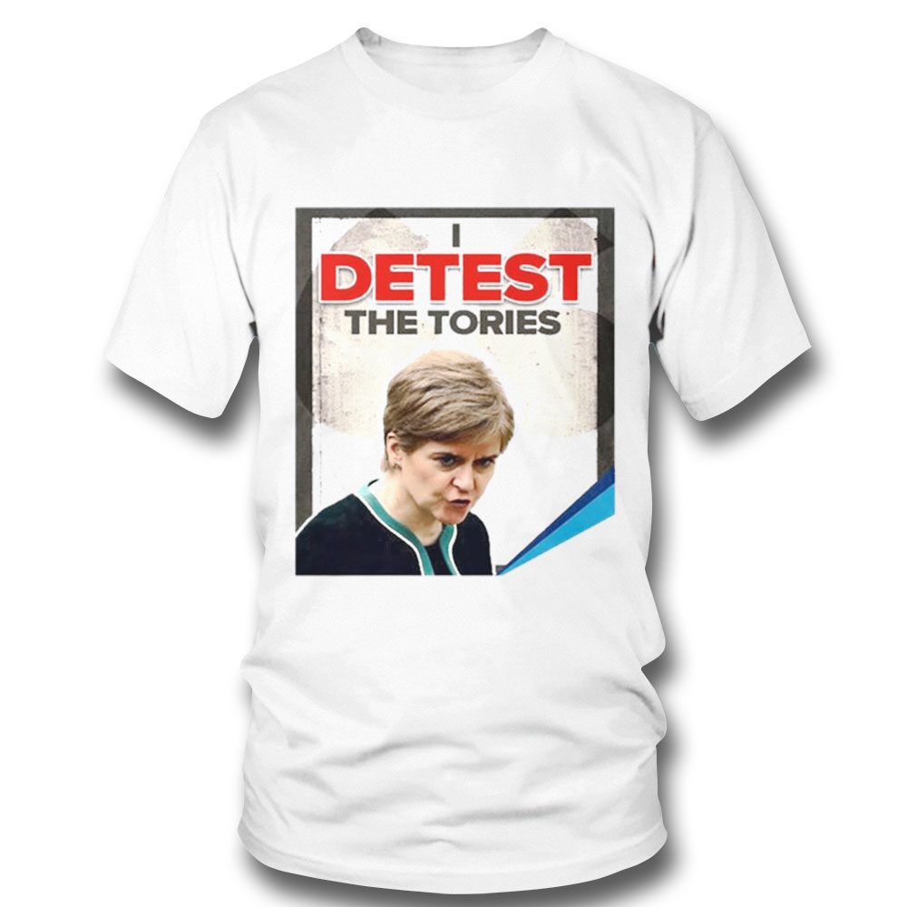 Detest The Tories Shirt Long Sleeve, Ladies Tee