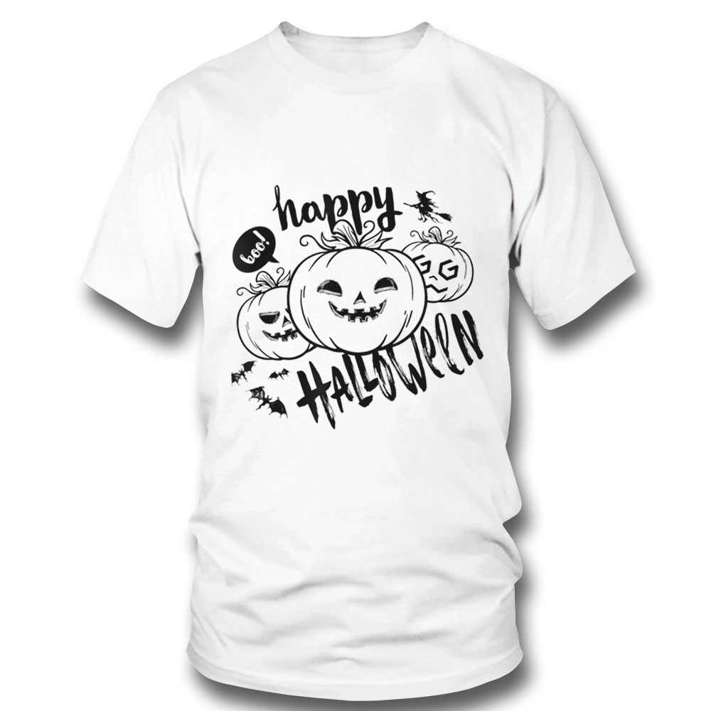 Happy Halloween Pumpkin Face Boo Shirt