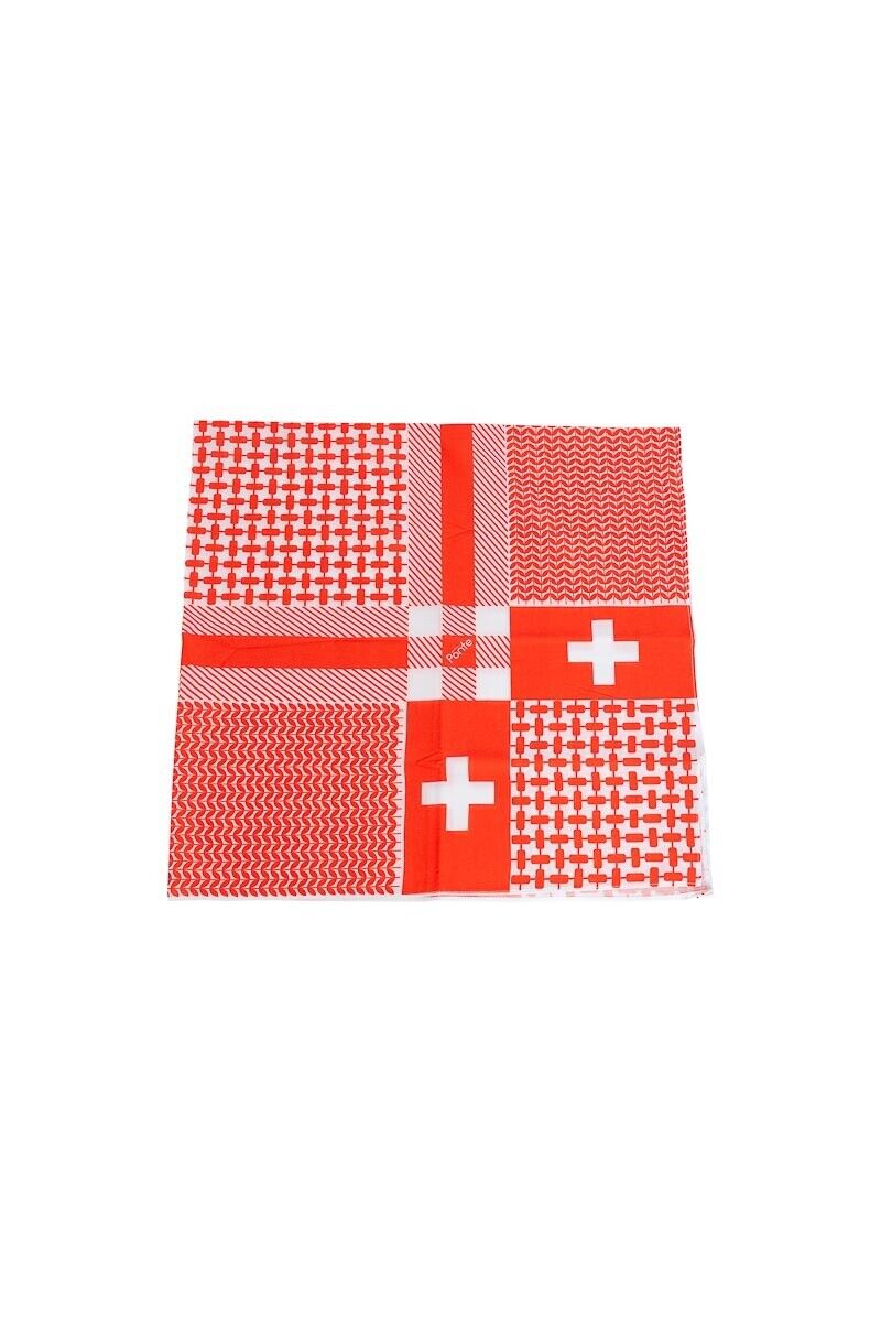 2022 World Cup Keffiyeh Switzerland Shemagh Wrap Headwear Scarf For Fan Nati National Football Soccer Ghutra Scarf