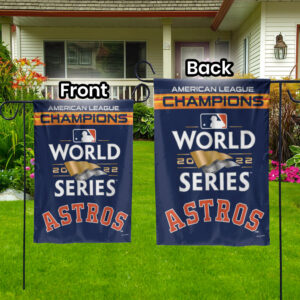 Houston Astros American League Champions 2022 World Series Champions Flag