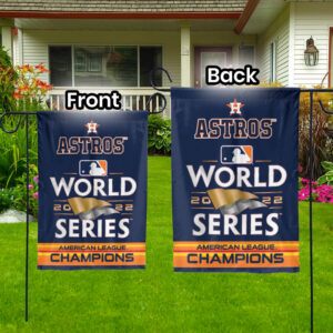 Garden Flag 2 Houston Astros 2022 World Series American League Champion Wincraft Flag