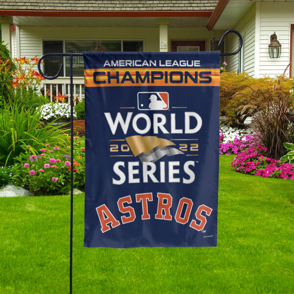 Houston Astros American League Champions 2022 World Series Champions Flag