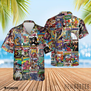 Hawaii shirt Great 80s Marvel Covers Hawaiian Shirt