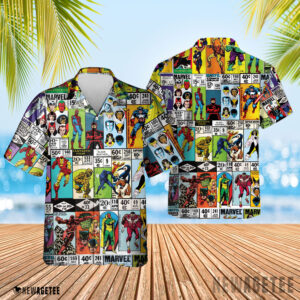 Hawaii shirt Marvel Comics Corner Box Hawaiian Shirt 1