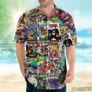 Hawaiian Shirt Great 80s Marvel Covers Hawaiian Shirt