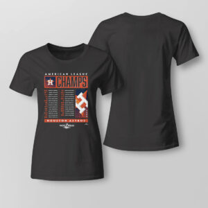 Lady Tee 2022 American League Champions Houston Astros T Shirt
