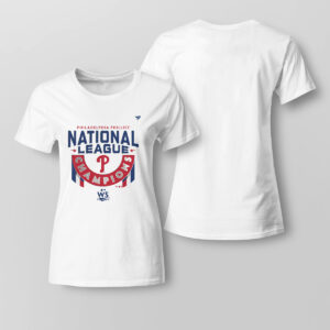 Women's Fanatics Branded White Philadelphia Phillies 2022 National League Champions Locker Room V-Neck T-Shirt Size: 3XL