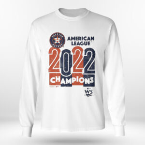 Longsleeve shirt 2022 American League Champions Houston Astros Majestic Threads shirt
