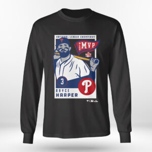 Longsleeve shirt Bryce Harper Philadelphia Phillies National League Champions MVP 2022 Shirt