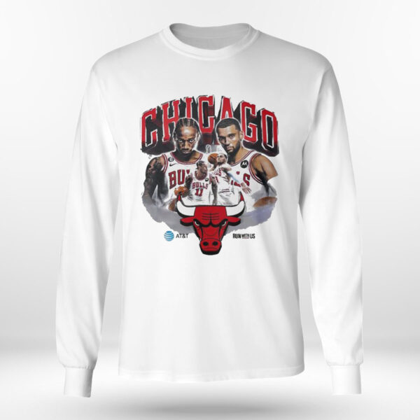Chicago Bulls Zach Lavine Demar Derozan At And T Run With Us shirt