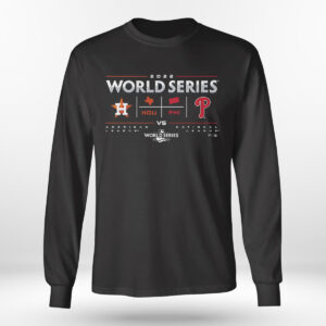 Longsleeve shirt Houston Astros vs. Philadelphia Phillies 2022 World Series Change Up Matchup