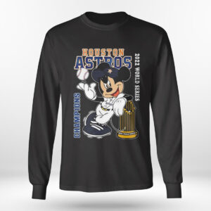 Longsleeve shirt Mickey Mouse Houston Astros 2022 World Series Champions Shirt