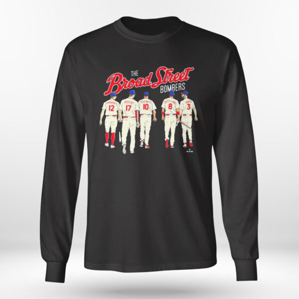 The Broad Street Bombers Philadelphia Phillies Players Road 2022 Shirt