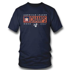 Navy Shirt Houston Astros 2022 American League Champions Roster T Shirt