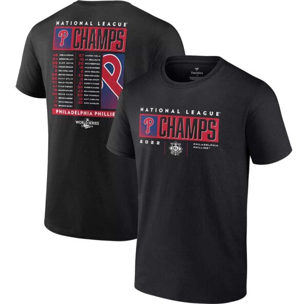 MLB 2022 National League Champions Philadelphia Phillies T-Shirt