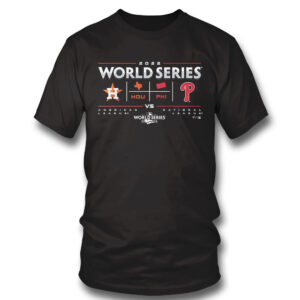 Shirt Houston Astros vs. Philadelphia Phillies 2022 World Series Change Up Matchup