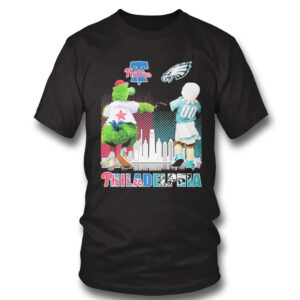 Shirt Mascot Philadelphia Phillies And Philadelphia Eagles City Sport Team Shirt